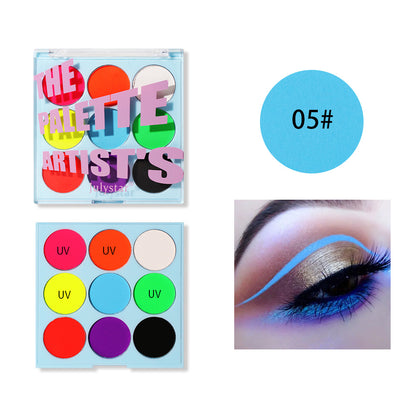 Face Body PaintingWater Soluble Colour UV Eyeliner PaletteLuminous EyelinerQuick DryingNon-Smudge Body Painting Art Cream Makeup