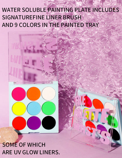 Face Body PaintingWater Soluble Colour UV Eyeliner PaletteLuminous EyelinerQuick DryingNon-Smudge Body Painting Art Cream Makeup