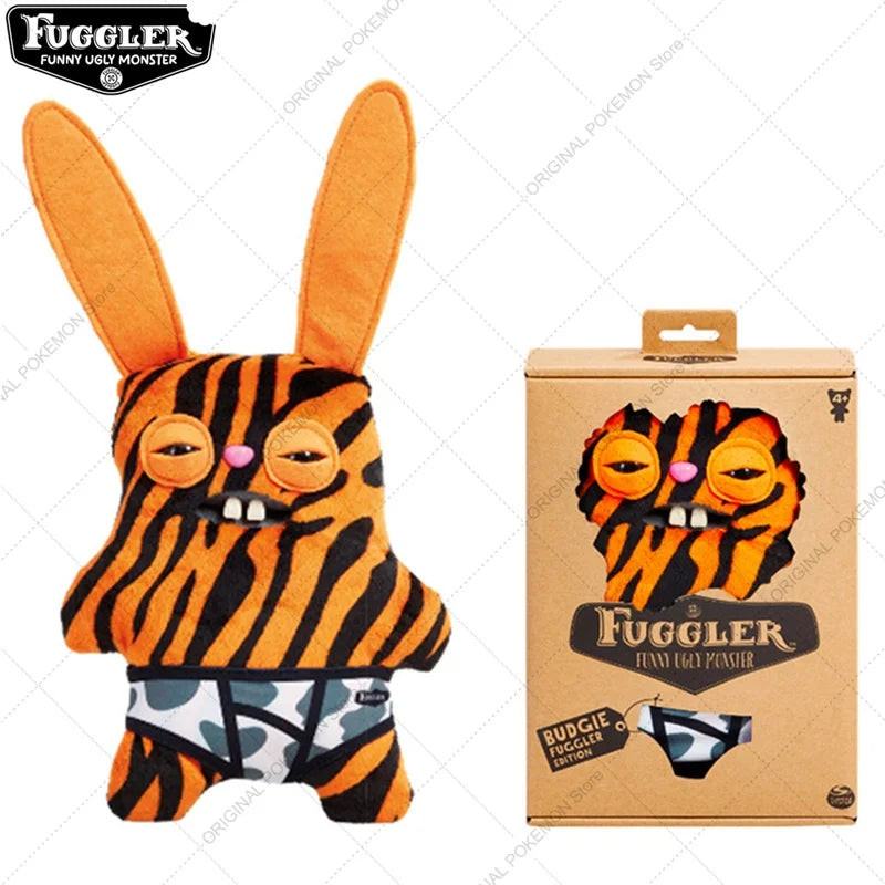 Original Fuggler Ugly Teeth Monsters Plush Toys Funny Fugglers Fart Face Hair Fuggs Mini Rascals Cartoon Peluche Dolls Gifts Kid