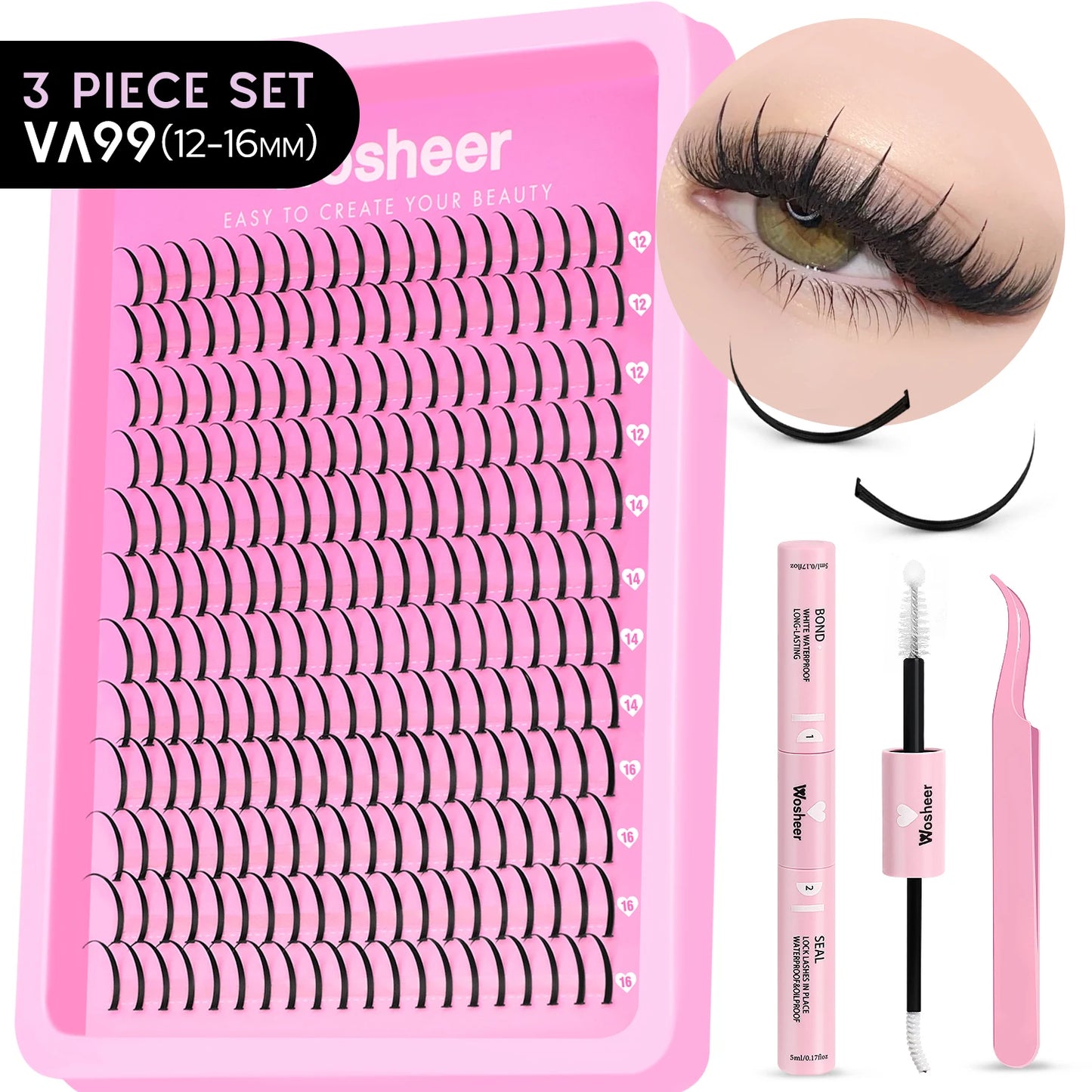 Spiky Lash Extension Manga Clusters Eyelash