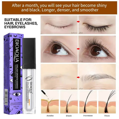 Fast Eyelash Growth Serum 7 Days Natural Eyelash Curling Lash Treatment Eye Care Products Makeup