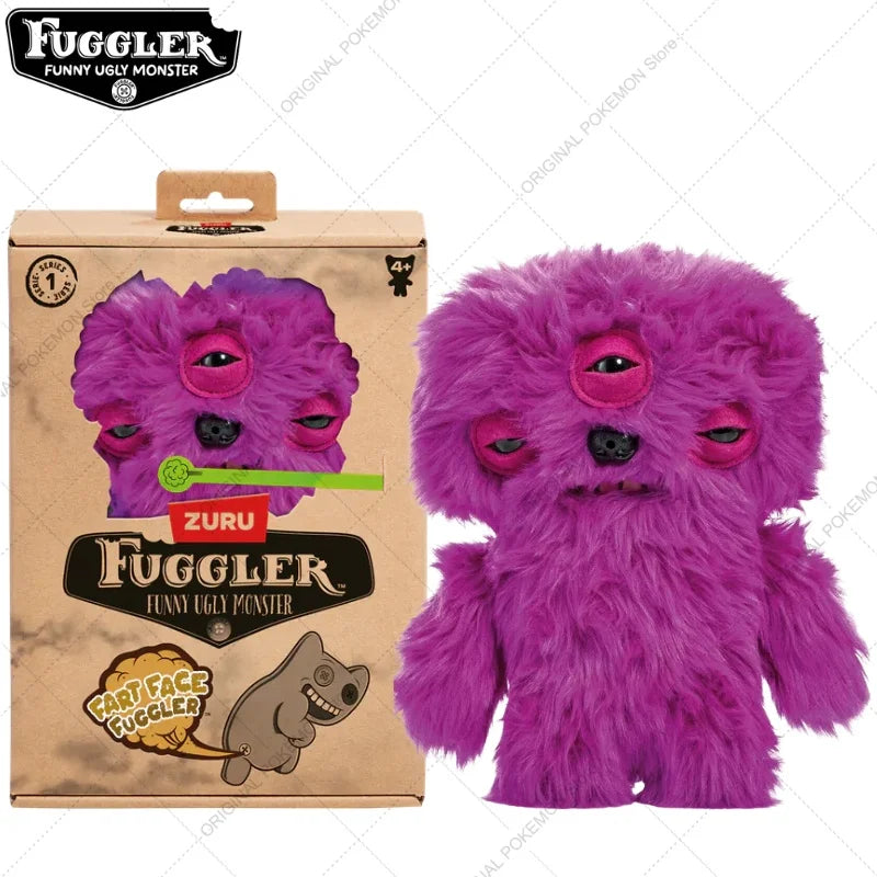 Original Fuggler Ugly Teeth Monsters Plush Toys Funny Fugglers Fart Face Hair Fuggs Mini Rascals Cartoon Peluche Dolls Gifts Kid