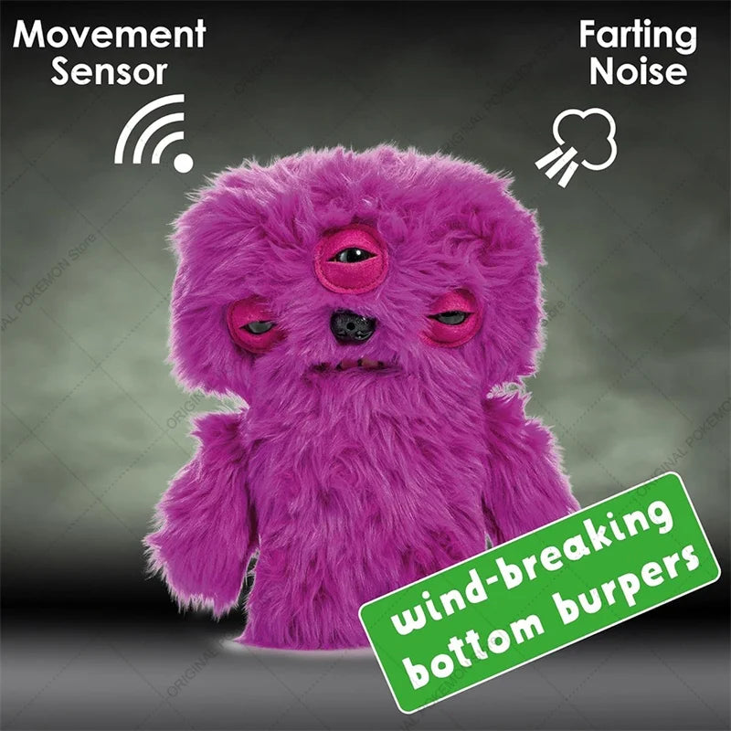 Original Fuggler Ugly Teeth Monsters Plush Toys Funny Fugglers Fart Face Hair Fuggs Mini Rascals Cartoon Peluche Dolls Gifts Kid