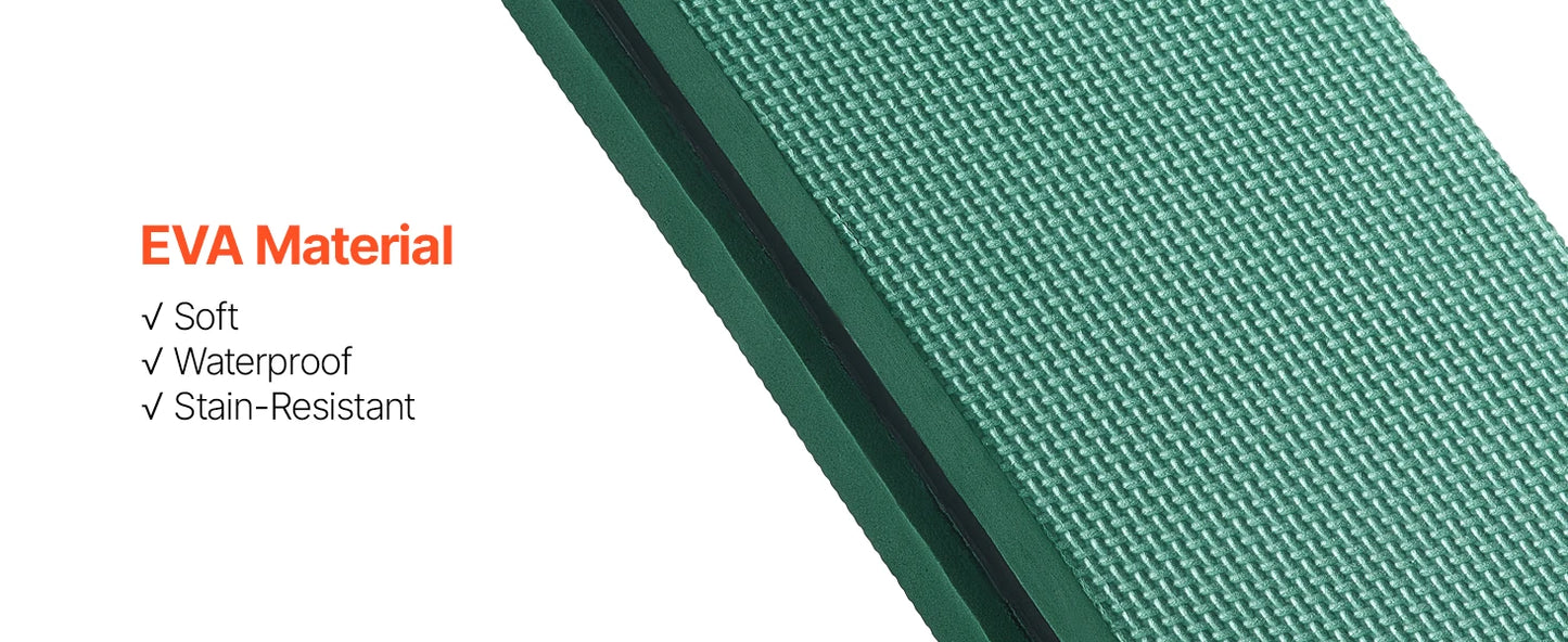 Garden Kneeler and Seat 6 inch Wide Kneeling Pad Heavy Duty Garden Kneeling Stool Folding Garden Seat with 2 Tool Bags