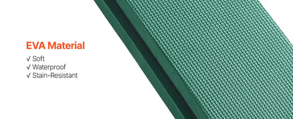 Garden Kneeler and Seat 6 inch Wide Kneeling Pad Heavy Duty Garden Kneeling Stool Folding Garden Seat with 2 Tool Bags