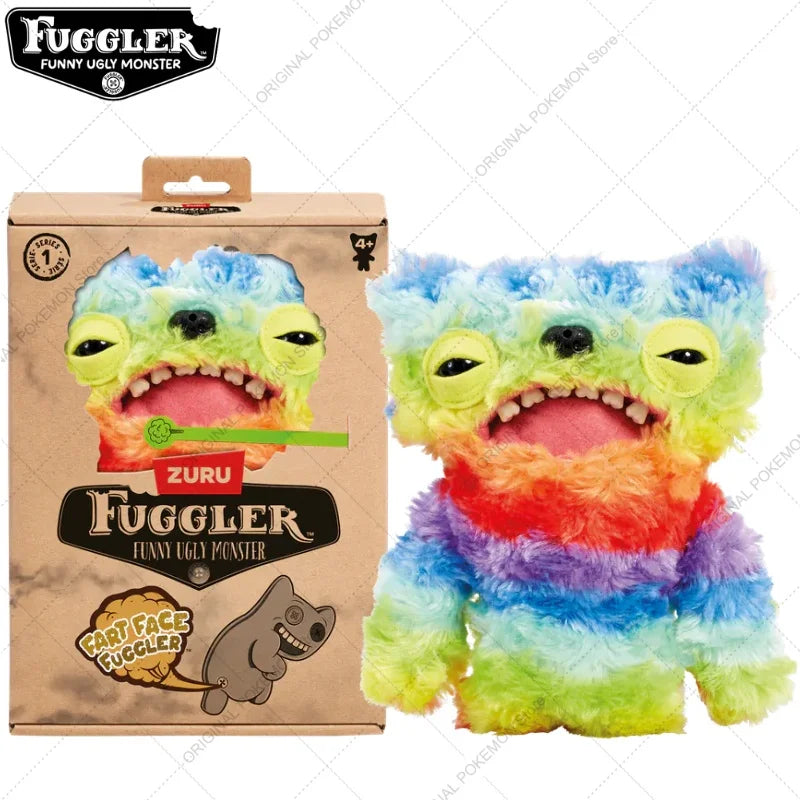 Original Fuggler Ugly Teeth Monsters Plush Toys Funny Fugglers Fart Face Hair Fuggs Mini Rascals Cartoon Peluche Dolls Gifts Kid