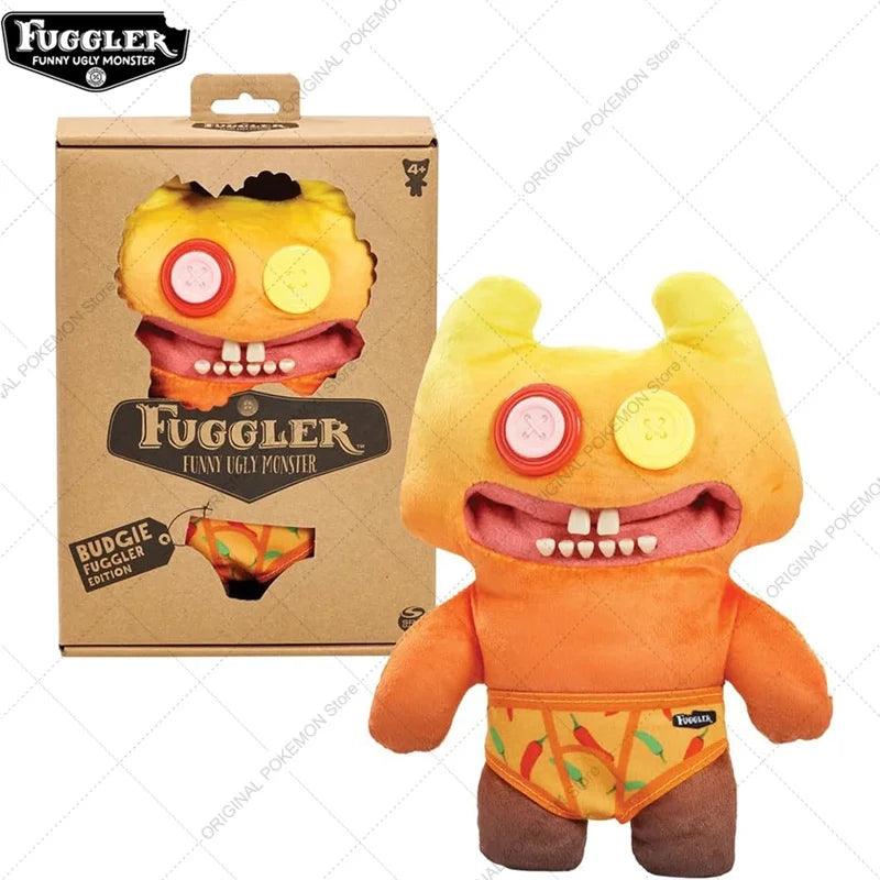 Original Fuggler Ugly Teeth Monsters Plush Toys Funny Fugglers Fart Face Hair Fuggs Mini Rascals Cartoon Peluche Dolls Gifts Kid