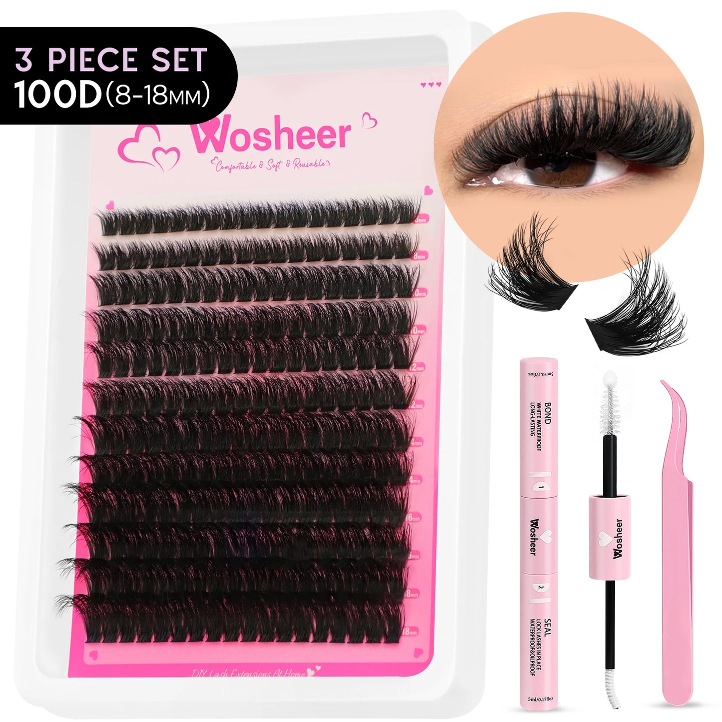 Spiky Lash Extension Manga Clusters Eyelash