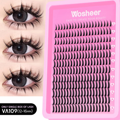Spiky Lash Extension Manga Clusters Eyelash
