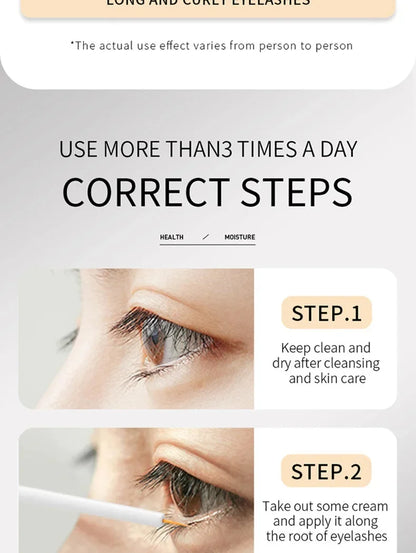 Fast Eyelash Growth Serum 7 Days Natural Eyelash Curling Lash Treatment Eye Care Products Makeup