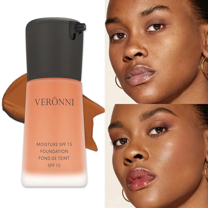 Matte Liquid Foundation Oil Control Concealer Natural Face Base Professional Makeup