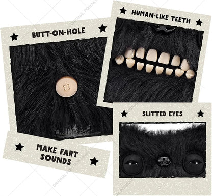 Original Fuggler Ugly Teeth Monsters Plush Toys Funny Fugglers Fart Face Hair Fuggs Mini Rascals Cartoon Peluche Dolls Gifts Kid