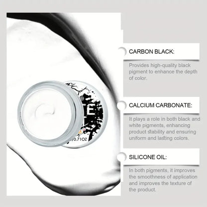 Body Painting Kit-Black and White Halloween Body Painting Painting Palette for Halloween Cosplay Party SFX Artistic Stage Makeup