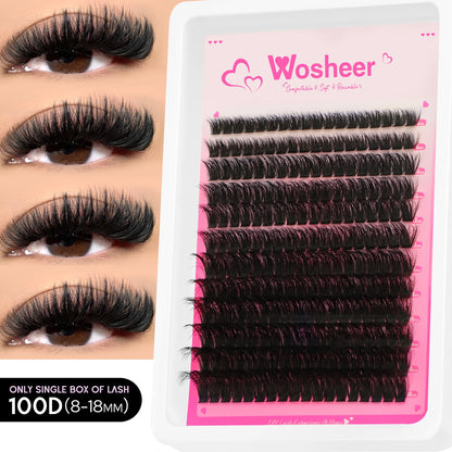 Spiky Lash Extension Manga Clusters Eyelash