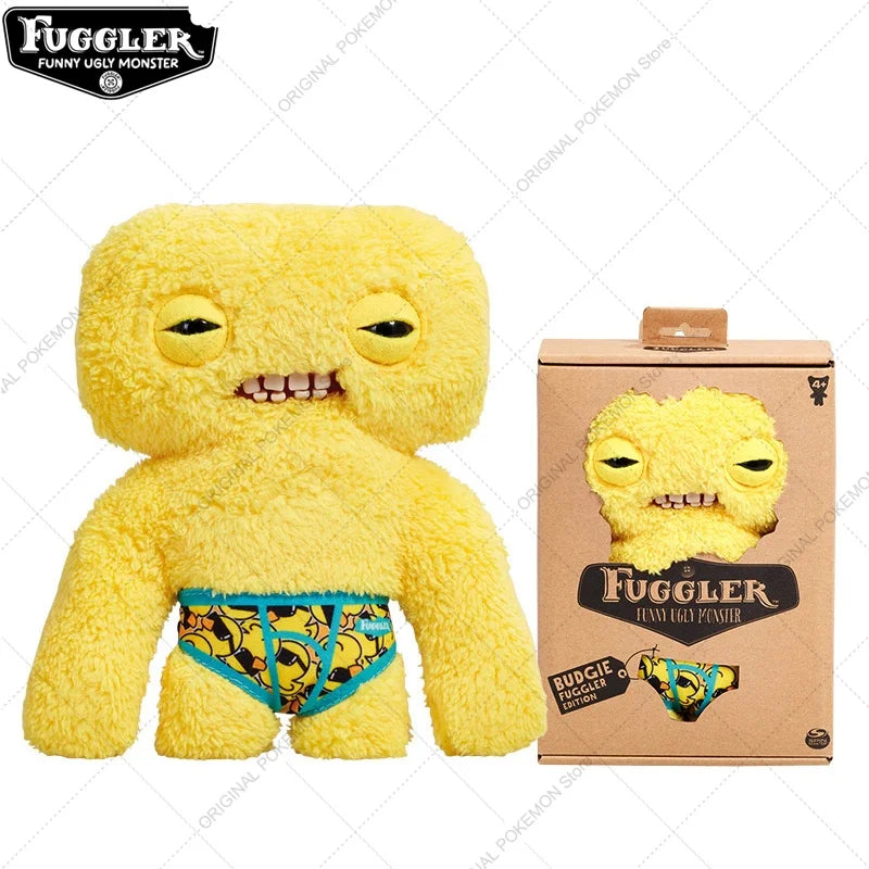 Original Fuggler Ugly Teeth Monsters Plush Toys Funny Fugglers Fart Face Hair Fuggs Mini Rascals Cartoon Peluche Dolls Gifts Kid
