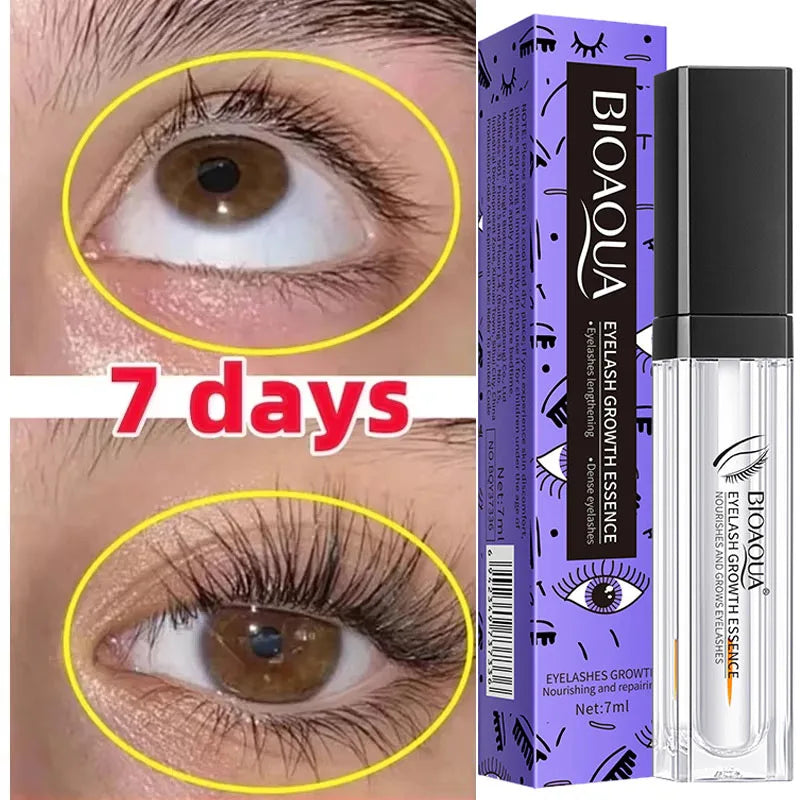Fast Eyelash Growth Serum 7 Days Natural Eyelash Curling Lash Treatment Eye Care Products Makeup