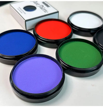 Water Monochromatic Face Body Painting Palette Makeup Body Partie 10 Brushes and Palettes Set 30G