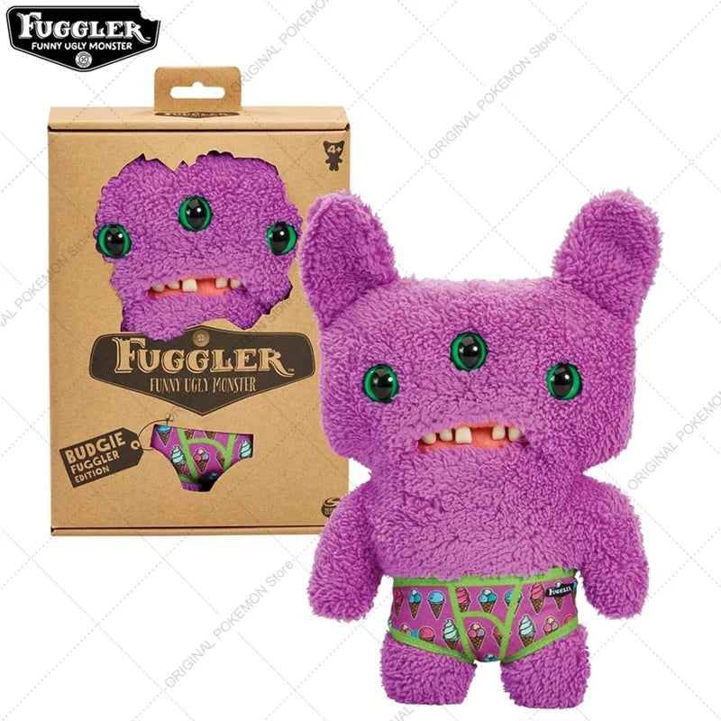 Original Fuggler Ugly Teeth Monsters Plush Toys Funny Fugglers Fart Face Hair Fuggs Mini Rascals Cartoon Peluche Dolls Gifts Kid