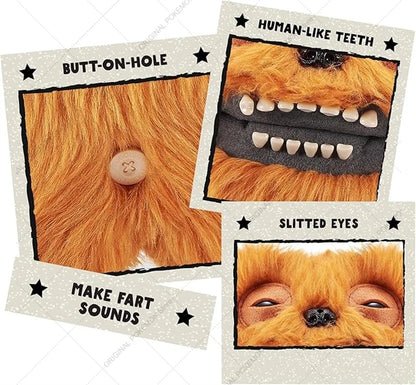 Original Fuggler Ugly Teeth Monsters Plush Toys Funny Fugglers Fart Face Hair Fuggs Mini Rascals Cartoon Peluche Dolls Gifts Kid