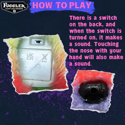 Original Fuggler Ugly Teeth Monsters Plush Toys Funny Fugglers Fart Face Hair Fuggs Mini Rascals Cartoon Peluche Dolls Gifts Kid